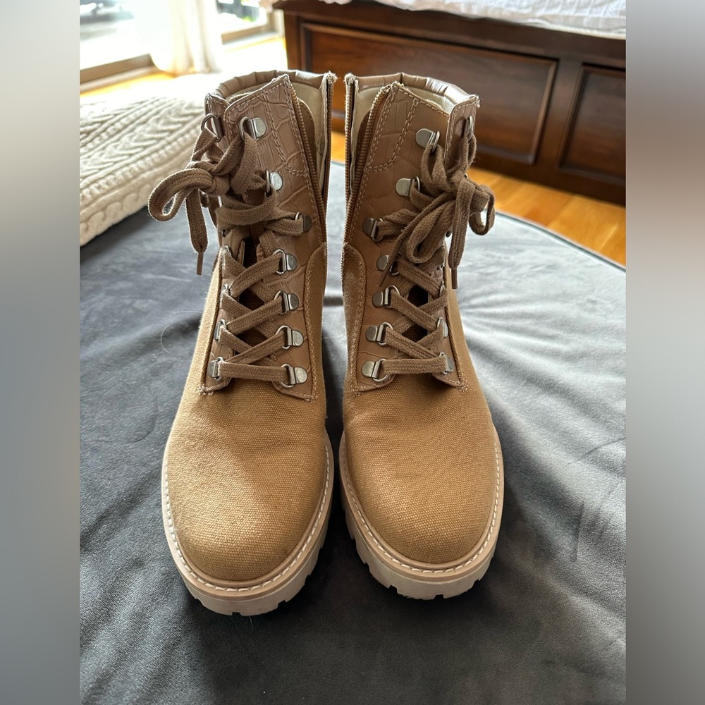 Dolce Vita canvas boots.